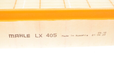 Фото 11 - Повітряний фільтр Knecht / Mahle LX 405 (LX405)