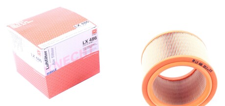 Фото 2 - Воздушный фильтр Knecht / Mahle LX 486 (LX486)