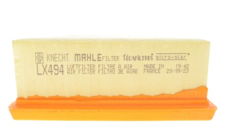 Фото 3 - Повітряний фільтр Knecht / Mahle LX 494 (LX494)