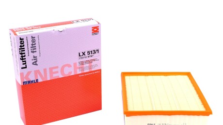 Фото 2 - Воздушный фильтр Knecht / Mahle LX 513/1 (LX5131)