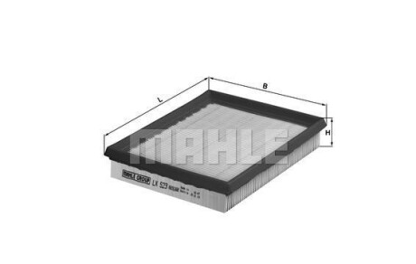 Воздушный фильтр - Knecht / Mahle LX 523