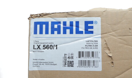 Фото 2 - Воздушный фильтр Knecht / Mahle LX 560/1