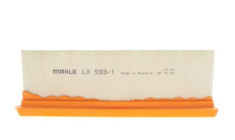 Фото 3 - Воздушный фильтр Knecht / Mahle LX 593/1 (LX5931)