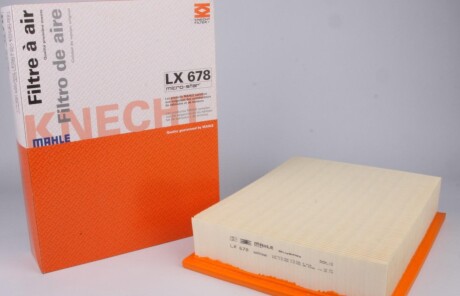 Фото 2 - Повітряний фільтр Knecht / Mahle LX 678 (LX678)