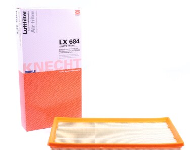 Фото 2 - Повітряний фільтр Knecht / Mahle LX 684 (LX684)