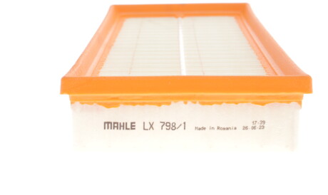 Фото 2 - Повітряний фільтр Knecht / Mahle LX 798/1 (LX7981)