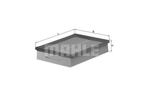 Фільтр повітряний - ((46806576, 46519049)) Knecht / Mahle LX856