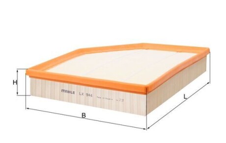 Фото 4 - Повітряний фільтр Knecht / Mahle LX 944 (LX944)