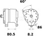 Генератор - ((1475922N91, 2871A148, 2871A141, 2871A160, 2871A163)) Knecht / Mahle MG212 (фото 1)