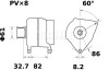 Генератор - Knecht / Mahle MG286 (фото 1)
