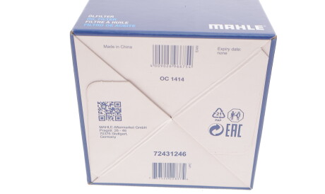 Фото 3 - Масляный фильтр Knecht / Mahle OC 1414 (OC1414)