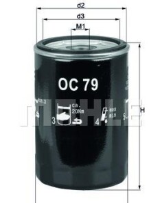 Масляный фильтр - Knecht / Mahle OC 79