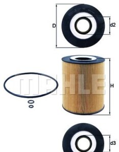 Фото 4 - Масляный фильтр Knecht / Mahle OX 146D (OX146D)