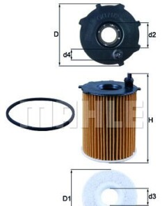 Фото 4 - Масляный фильтр Knecht / Mahle OX 171/2D (OX1712D)