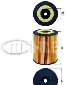 Масляный фильтр KNECHT OX 173/1D - (350307, 9192425) Knecht / Mahle OX1731D