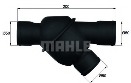 Термостат, охлаждающая жидкость - Knecht / Mahle TH 24 83