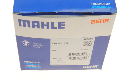 Фото 6 - Термостат системы охлаждения Knecht / Mahle TH 53 75 (TH5375)