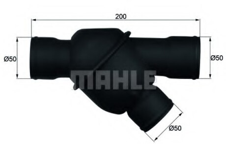 Термостат, охлаждающая жидкость - Knecht / Mahle TH 8 83