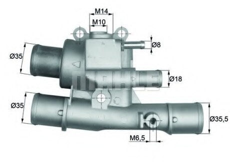 Термостат - ((46472385)) Knecht / Mahle TI12488