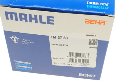 Фото 7 - Термостат системи охолодження Knecht / Mahle TM 37 80 (TM3780)