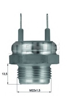 Термовимикач вентилятора - Knecht / Mahle TSW10D (фото 1)