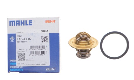 Фото 2 - Термостат системы охлаждения Knecht / Mahle TX 93 83D (TX9383D)
