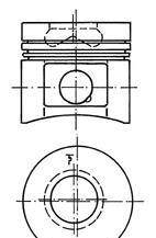 Поршень - KOLBENSCHMIDT 40073600