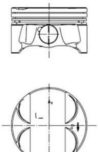 Поршень - KOLBENSCHMIDT 40085620