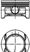 Поршень - KOLBENSCHMIDT 40386600