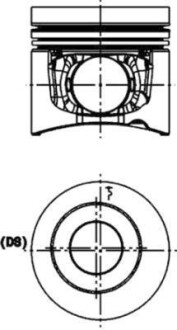 Поршень (діаметр 98мм, STD) VOLVO TAD660VE - KOLBENSCHMIDT 40440600