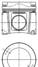 Поршень - KOLBENSCHMIDT 40448601