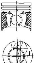 Поршень - KOLBENSCHMIDT 40469600