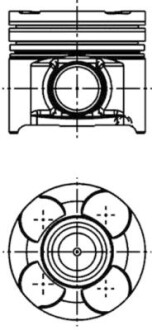 Поршень Astra 04-10/Zafira 05-15 - (5623223, 71730215, 71744426) KOLBENSCHMIDT 40660600 (фото 1)