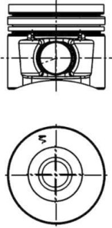Поршень - KOLBENSCHMIDT 40743600