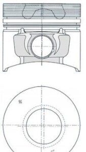 Поршень - KOLBENSCHMIDT 40773600