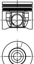 Поршень - KOLBENSCHMIDT 40830610