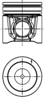 Поршень (діаметр 105,5мм, +0,50) CATERPILLAR - KOLBENSCHMIDT 40991610
