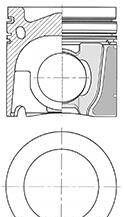 Piston - KOLBENSCHMIDT 41088600