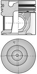 Поршень - KOLBENSCHMIDT 41504600