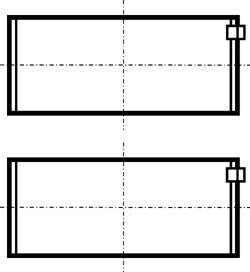 Вкладиші шатунні - KOLBENSCHMIDT 77686600