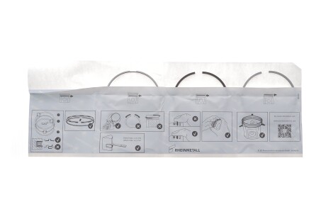 Кільця поршневі BMW 5 (F10) 2.0d (B47) 13- (84.0mm/STD) - KOLBENSCHMIDT 800119510000