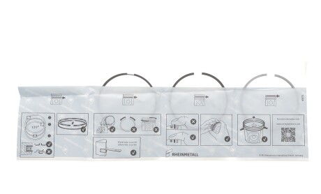 Кольца поршневые BMW 5 (G30/G60) 2.0d (B47/N47) 16- (84.00mm/STD) (1.5-1.5-2) - KOLBENSCHMIDT 800128110000
