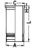 Гільза циліндра KOLBENSCHMIDT 88318110 - зображення 1