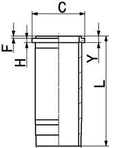 Гильза цилиндра - KOLBENSCHMIDT 89399110