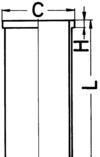 Dry cylinder liner suitable f. deutz 98 - KOLBENSCHMIDT 89891110