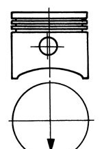 Поршень двигуна - KOLBENSCHMIDT 90606620