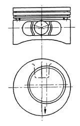 Поршень, комплект DAEWOO/OPEL 2,0 -98 - KOLBENSCHMIDT 92123600