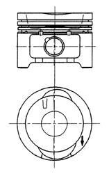 Поршень двигуна VW ABD 1,4B 75,00 STD - KOLBENSCHMIDT 92228600