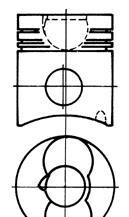 Поршень - KOLBENSCHMIDT 93274600