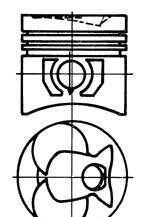 Поршень - KOLBENSCHMIDT 93444630